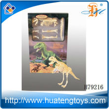 2013 Best selling assembly plastic dinosaur skeleton replicas for sale